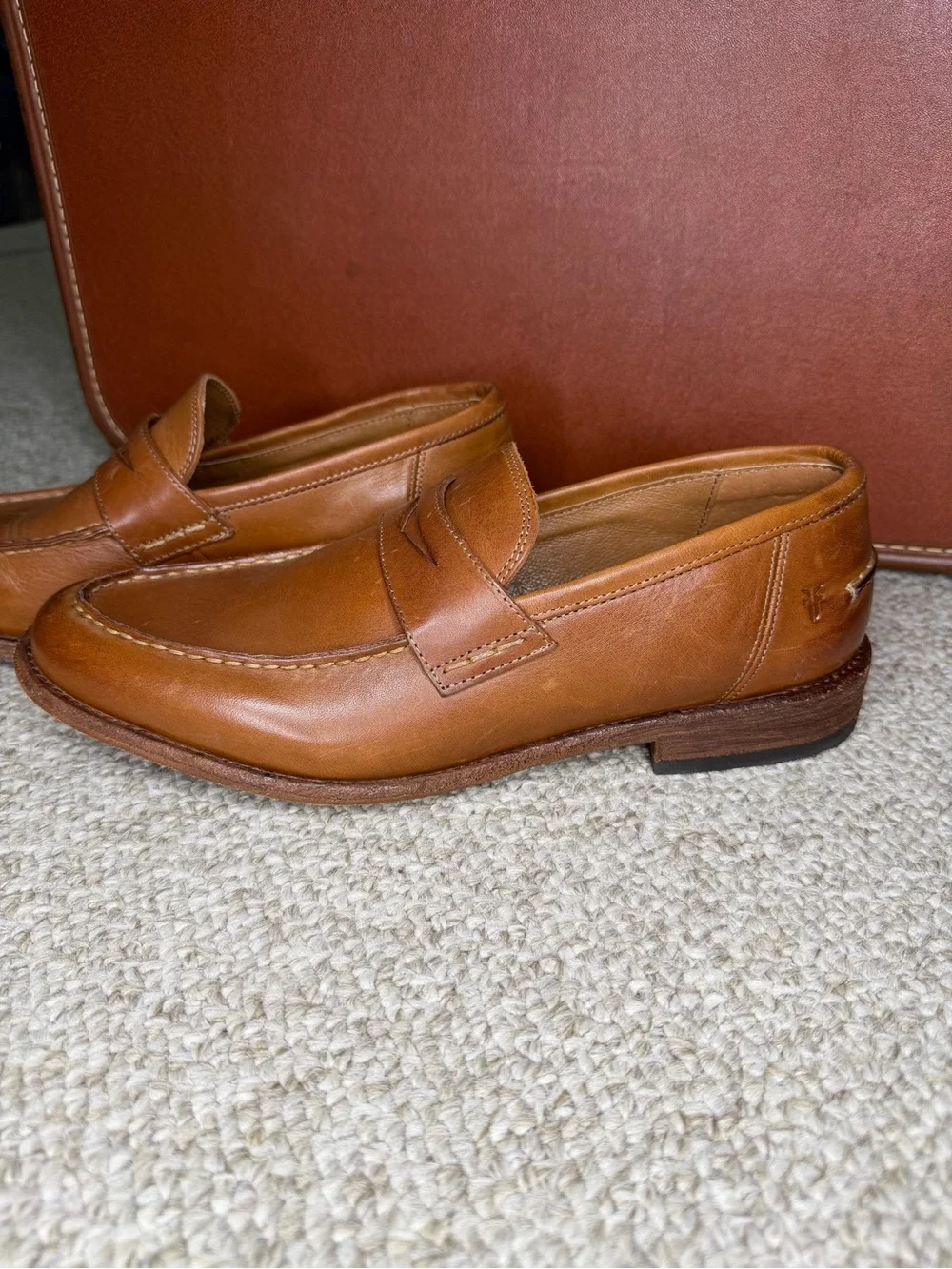 Frye Tyler Flex leather Penny loafers
